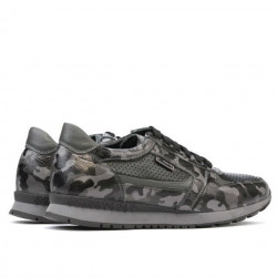 Herrensportschuhe 833 grau Camouflage