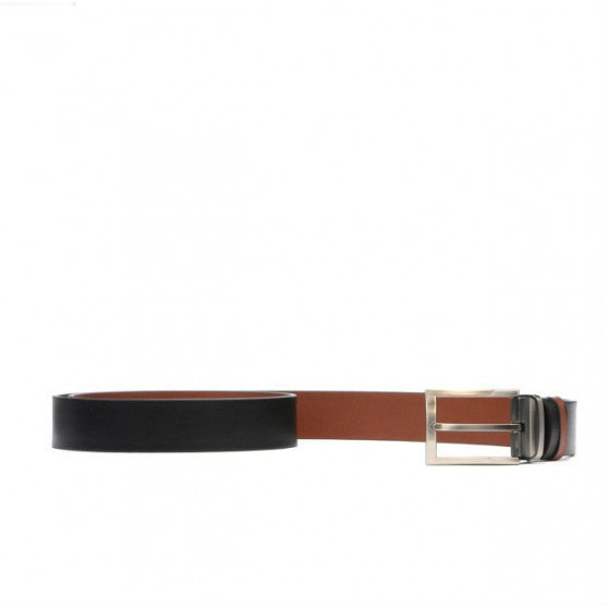 Herren Gürtel 08b zweifarbig biz schwarz+braun Herren Gürtel 08b zweifarbig biz schwarz+braun