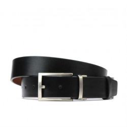 Herren Gürtel 08b zweifarbig biz schwarz+braun