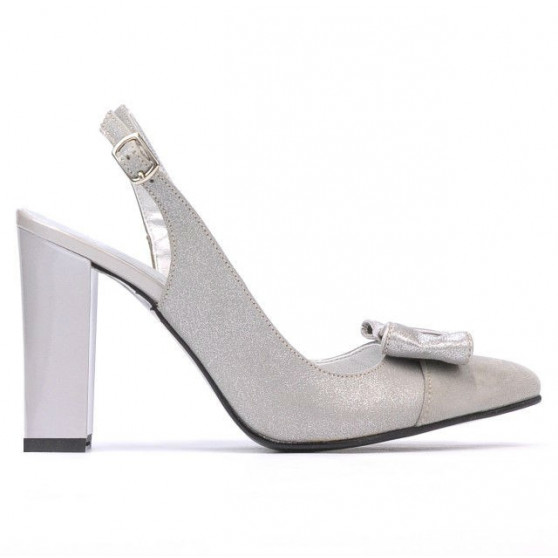 Damen Sandalen 1267 grau Antilope kombiniert Damen Sandalen 1267 grau Antilope kombiniert