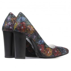 Elegante Damenschuhe 1261 Pastell Schwarz