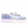 Damen Freizeitschuhe 659-1 in perlblau kombiniert