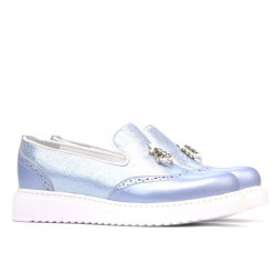 Damen Freizeitschuhe 659-1 in perlblau kombiniert