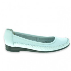 Damen-Ballerinas 190 weiß