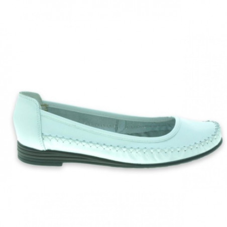 Damen-Ballerinas 190 weiß