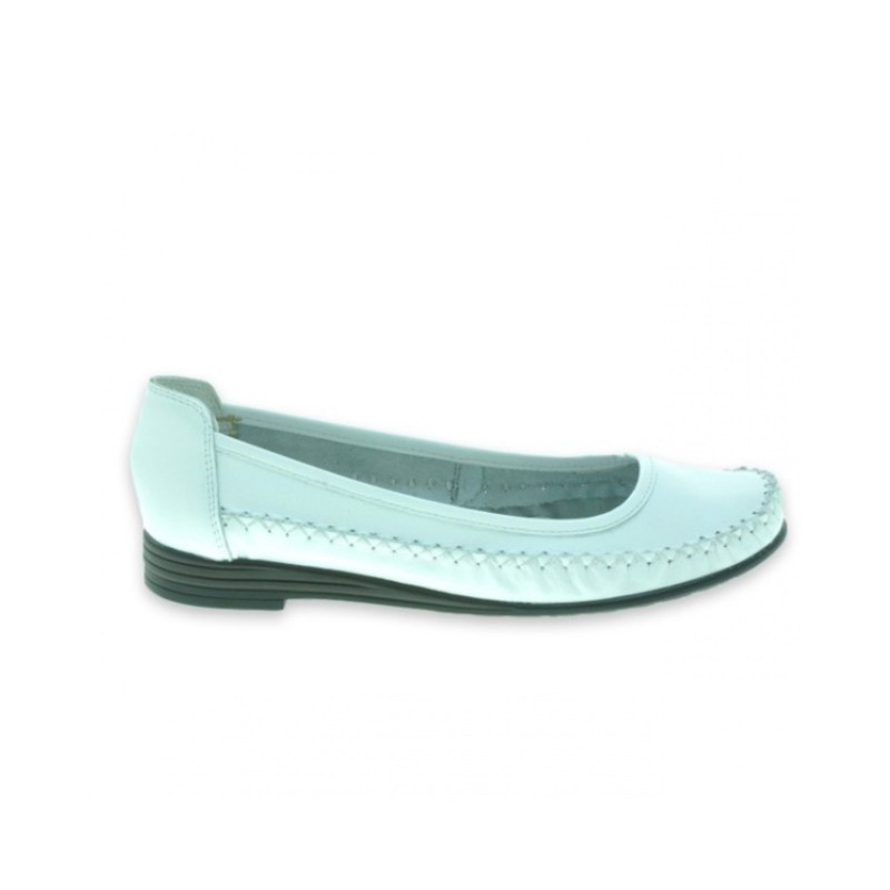 Damen-Ballerinas 190 weiß