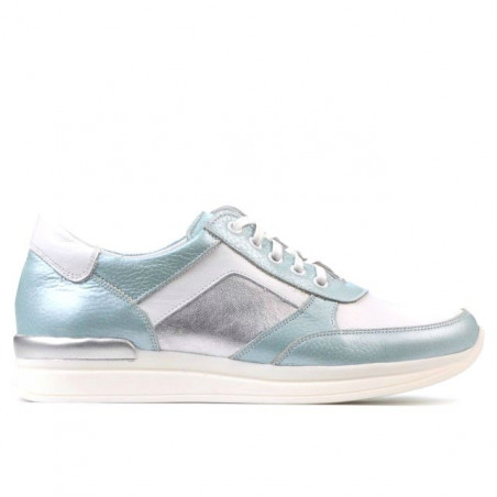Damensportschuhe 694 türkis-perlmutt kombiniert