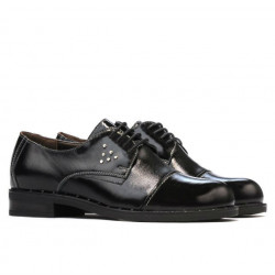 Damen Freizeitschuhe 696 schwarzer Lack