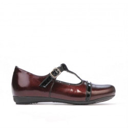 Kleinkinder Schuhe 62c Lack bordeaux+schwarz