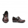 Kleinkinder Schuhe 62c Lack bordeaux+schwarz