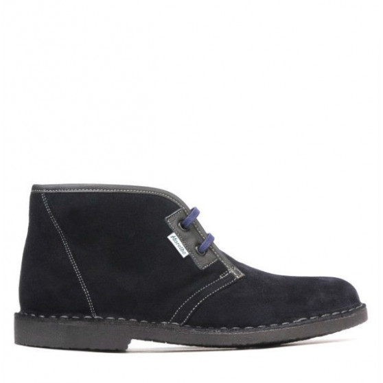 Damen Stiefeletten 7101 indigo Velours