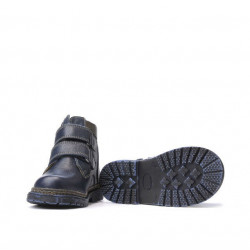 Kleinkindstiefel 37-1c indigo+kupferfarben