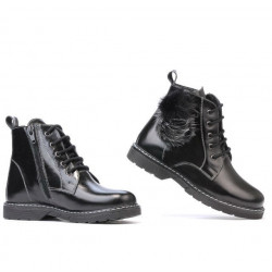 Kinderstiefel 3010 schwarzer Lack