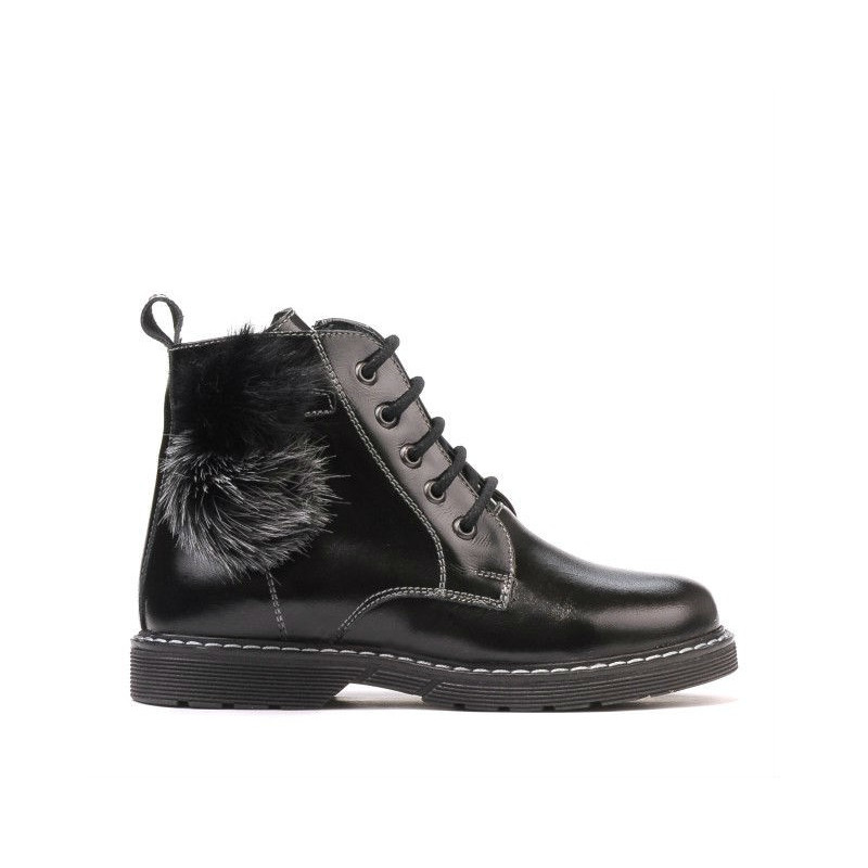 Kinderstiefel 3010 schwarzer Lack