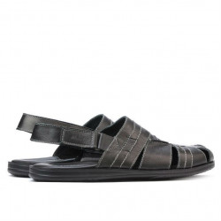 Herrensandalen 302 schwarz