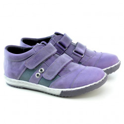 Kinderschuhe 134 Tuxon lila+grau