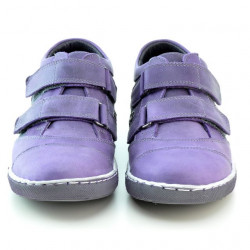 Kinderschuhe 134 Tuxon lila+grau