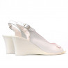 Damen Sandalen 596 Perlmuttweiß