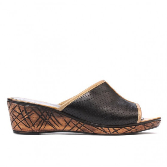 Damen Sandalen 5004p Kaffee perforiert Damen Sandalen 5004p Kaffee perforiert