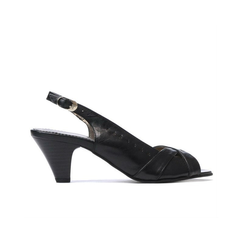 Damensandalen 1204 schwarz