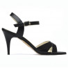 Damensandalen 1240 schwarz