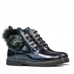 Kinderstiefel 3010 Lack Indigo