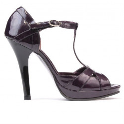 Damensandalen 1054 Lack lila