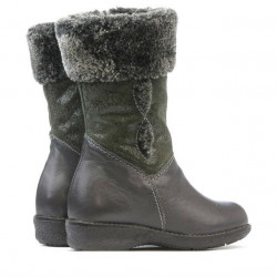 Kleine Kinderstiefel 24c grau