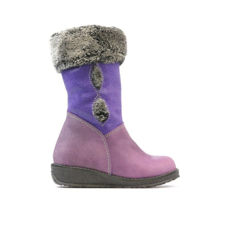 Kleinkinderstiefel 24c Tuxon lila kombiniert