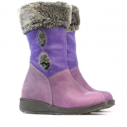 Kleinkinderstiefel 24c Tuxon lila kombiniert