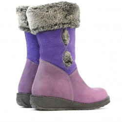 Kleinkinderstiefel 24c Tuxon lila kombiniert