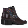 Damenstiefeletten 3319 Bordeaux Pastell