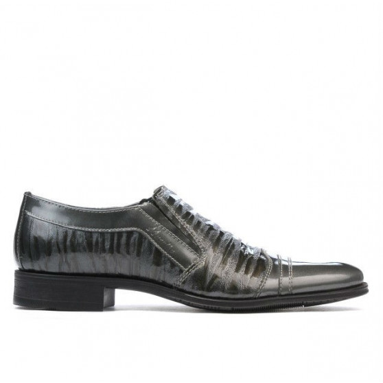 Elegante Schuhe für Jugendliche 389 kombinierte graue Lackierung Elegante Schuhe für Jugendliche 389 kombinierte graue Lackierung
