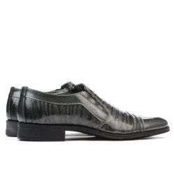 Elegante Schuhe für Jugendliche 389 kombinierte graue Lackierung
