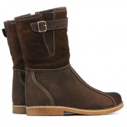 Damenstiefel 3249 Bufo Kaffee kombiniert