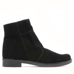 Jugendstiefel 452 Schwarz Velours