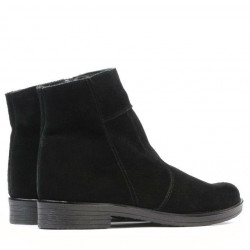 Jugendstiefel 452 Schwarz Velours
