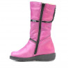 Kleinkindstiefel 25c rosa+schwarz