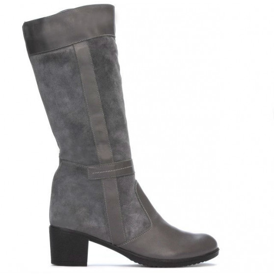 Damenstiefel 3250 grau kombiniert Damenstiefel 3250 grau kombiniert