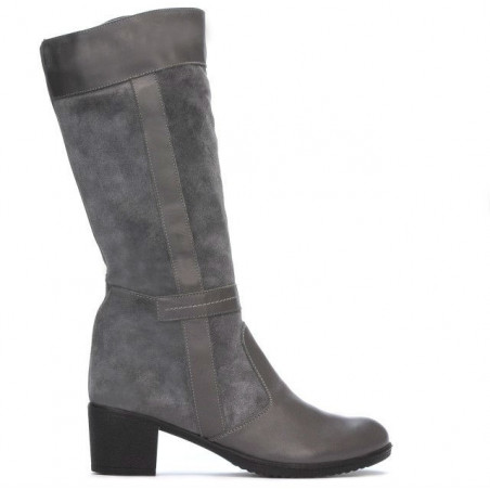 Damenstiefel 3250 grau kombiniert