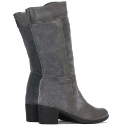Damenstiefel 3250 grau kombiniert