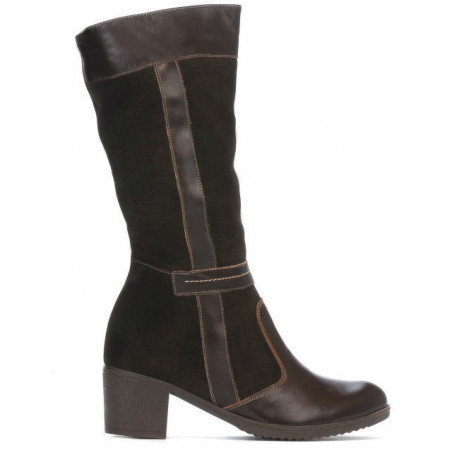 Damenstiefel 3250 Kaffee kombiniert
