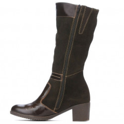 Damenstiefel 3250 Kaffee kombiniert