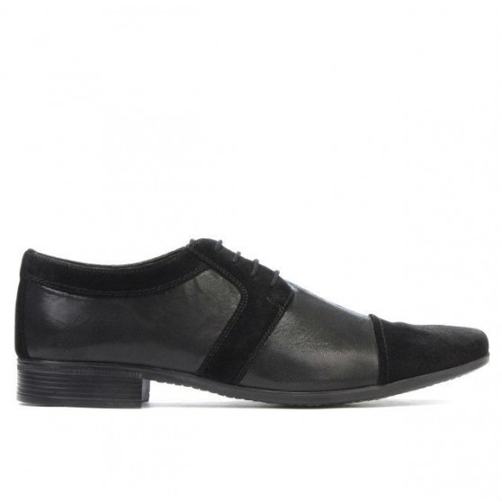 Elegante Herrenschuhe 742 schwarz kombiniert Elegante Herrenschuhe 742 schwarz kombiniert