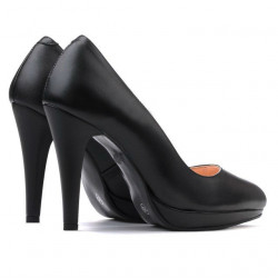 Damen elegante Schuhe 1233 schwarz
