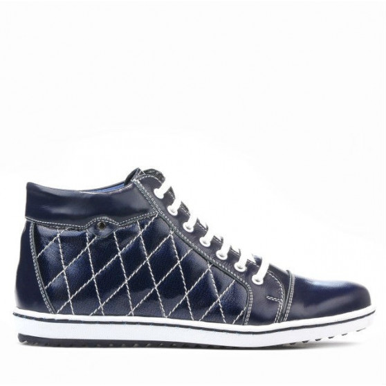 Damenstiefeletten 3283 Lack Indigo Damenstiefeletten 3283 Lack Indigo