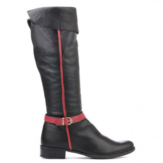 Damenstiefel 3263 schwarz+bordeaux Damenstiefel 3263 schwarz+bordeaux