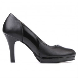 Elegante Damenschuhe 1207 schwarz kombiniert