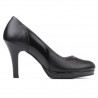 Elegante Damenschuhe 1207 schwarz kombiniert