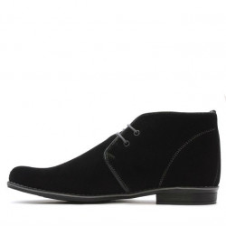 Jugendstiefel 464 schwarz Velours